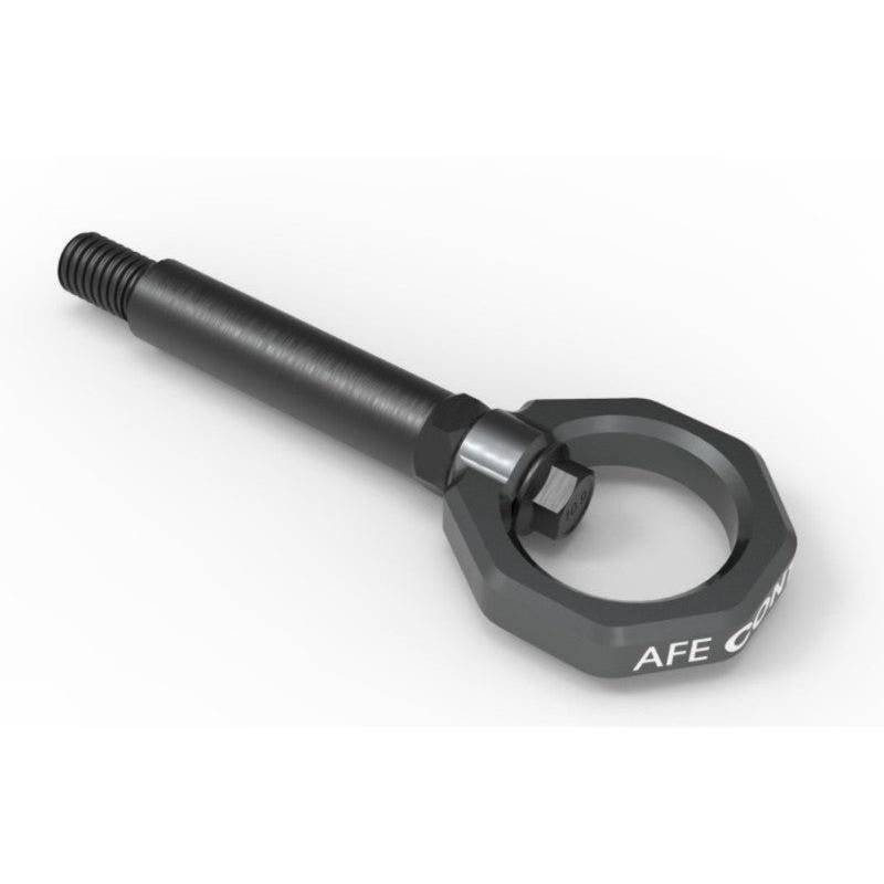 aFe Control Rear Tow Hook Grey BMW F-Chassis 2/3/4/M-SR1 Performance