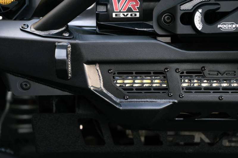 DV8 Offroad Spec Series Front Bumper for Jeep Wrangler JL & Gladiator JT – Heavy-Duty Winch-Ready Off-Road Protection