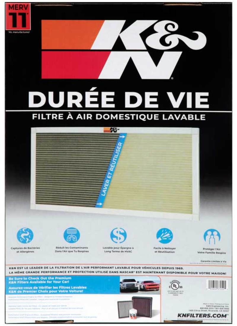K&N HVAC Filter - 14 x 20 x 1-SR1 Performance