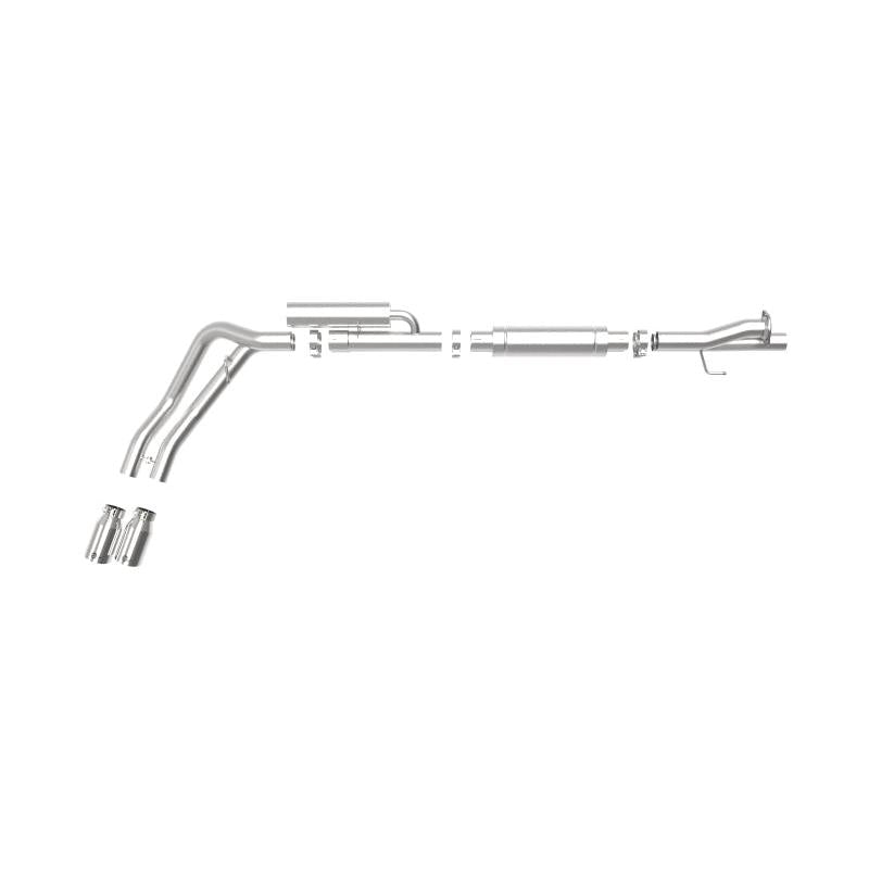 aFe Rebel Series 3in 409 SS Cat-Back Exhaust w/ Polish Tips 17-20 Ford F-250 V8 6.2L-SR1 Performance