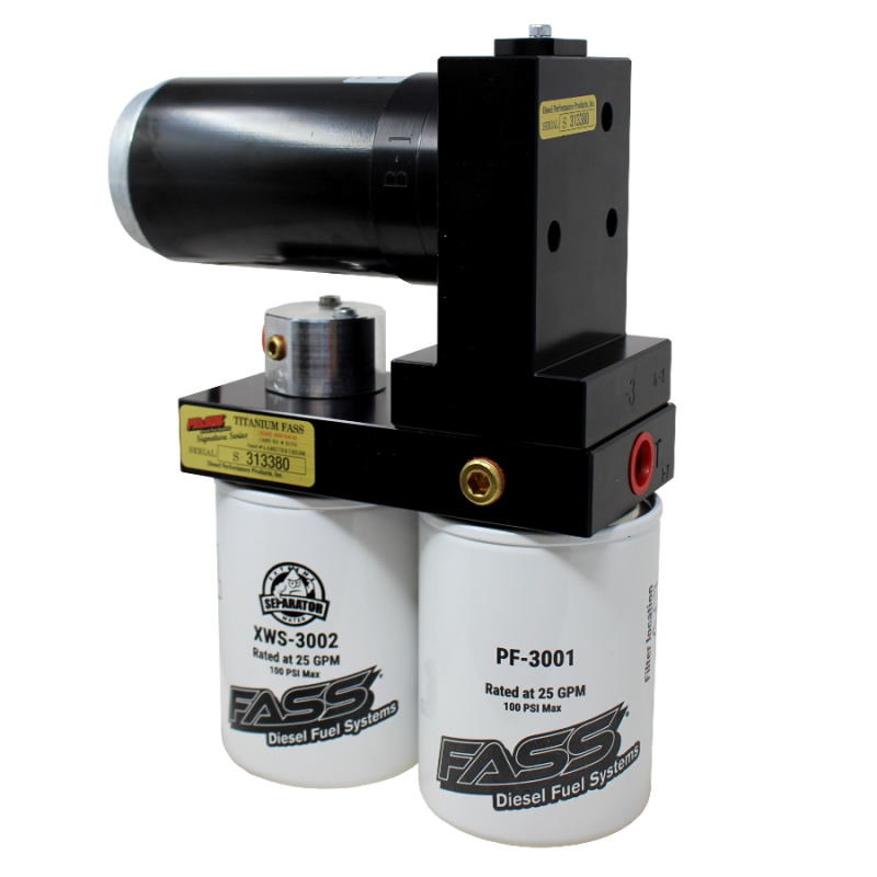 FASS Universal 140gph/45psi Titanium Signature Series Fuel Air Separation System TS 140G-SR1 Performance