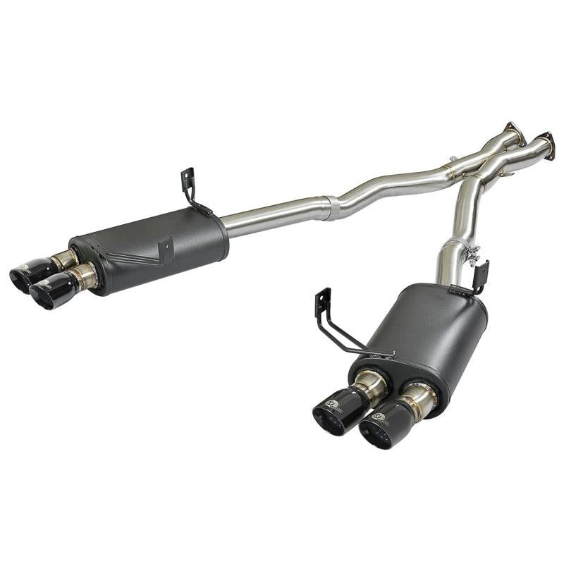 aFe MACH Force-Xp 2-1/2in 304 SS Cat-Back Exhaust w/ Black Tips 05-08 BMW Z4 M Coupe (E86) L6 3.2L-SR1 Performance