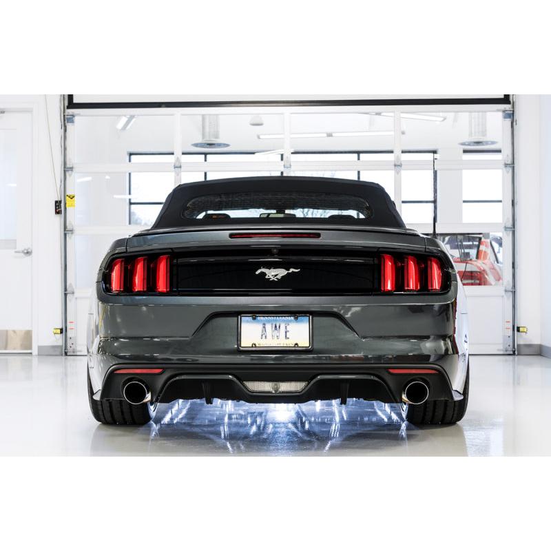 AWE Tuning S550 Mustang EcoBoost Axle-back Exhaust - Touring Edition (Chrome Silver Tips)