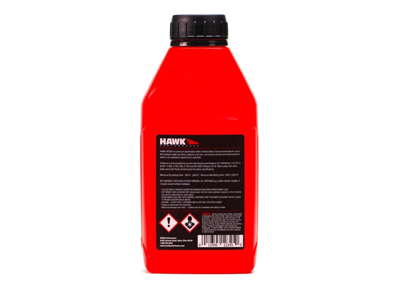 Hawk Performance Street DOT 4 Brake Fluid - 500ml Bottle-SR1 Performance