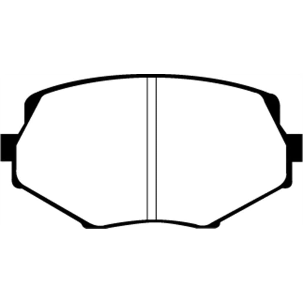 EBC Redstuff Ceramic Low Dust Front Brake Pads for Mazda Miata (Part No. DP31002C)