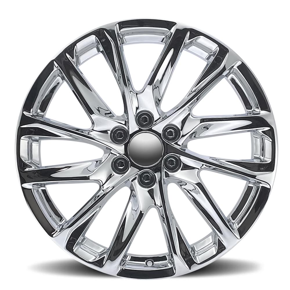 FR 98 – ESCALADE 12 SPOKE REPLICA WHEELS – CHROME