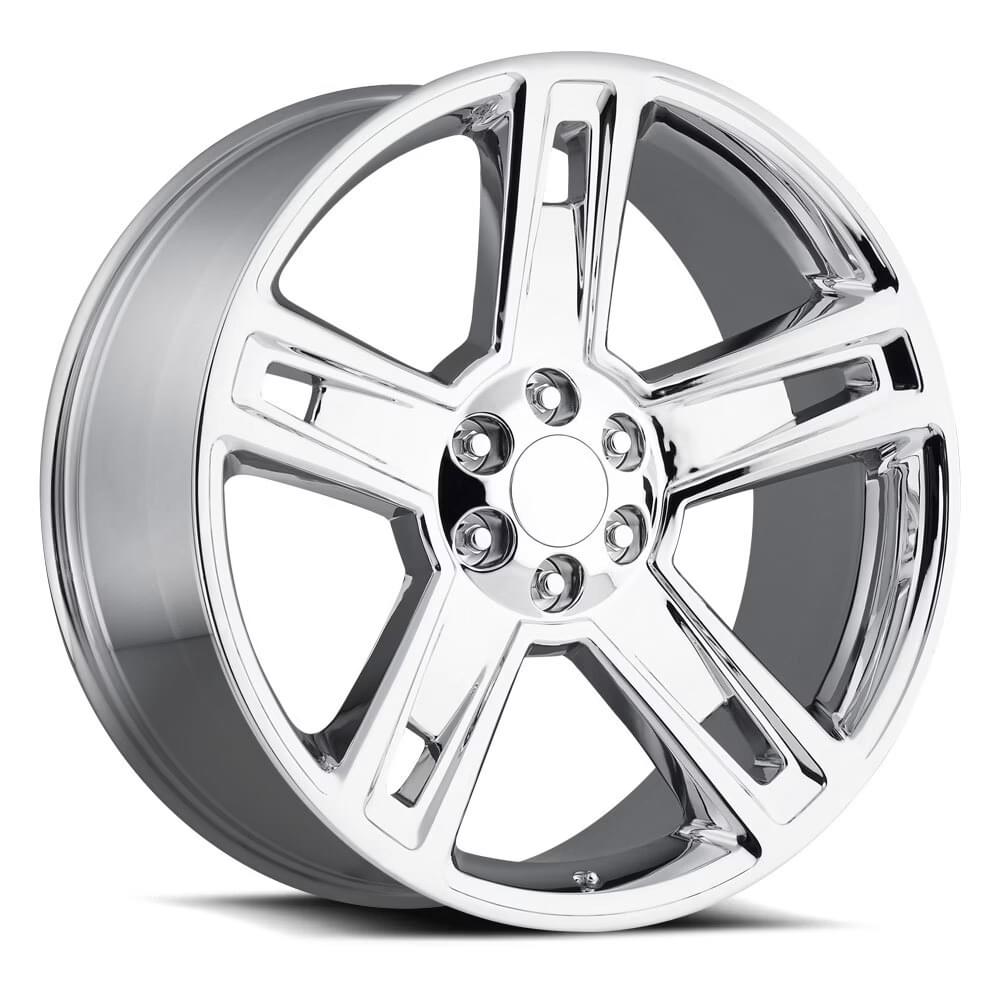 22X9 6X5.5 +24 HB 78.1 2015 SILVERADO CHROME WITH CAP-SR1 Performance