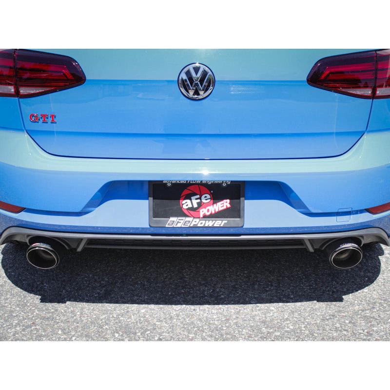 aFe 18-20 VW GTI (MK7.5) 2.0L MACH Force-Xp 3in to 2.5in 304 SS Axle-Back Exhaust System- Carb. Tips-SR1 Performance