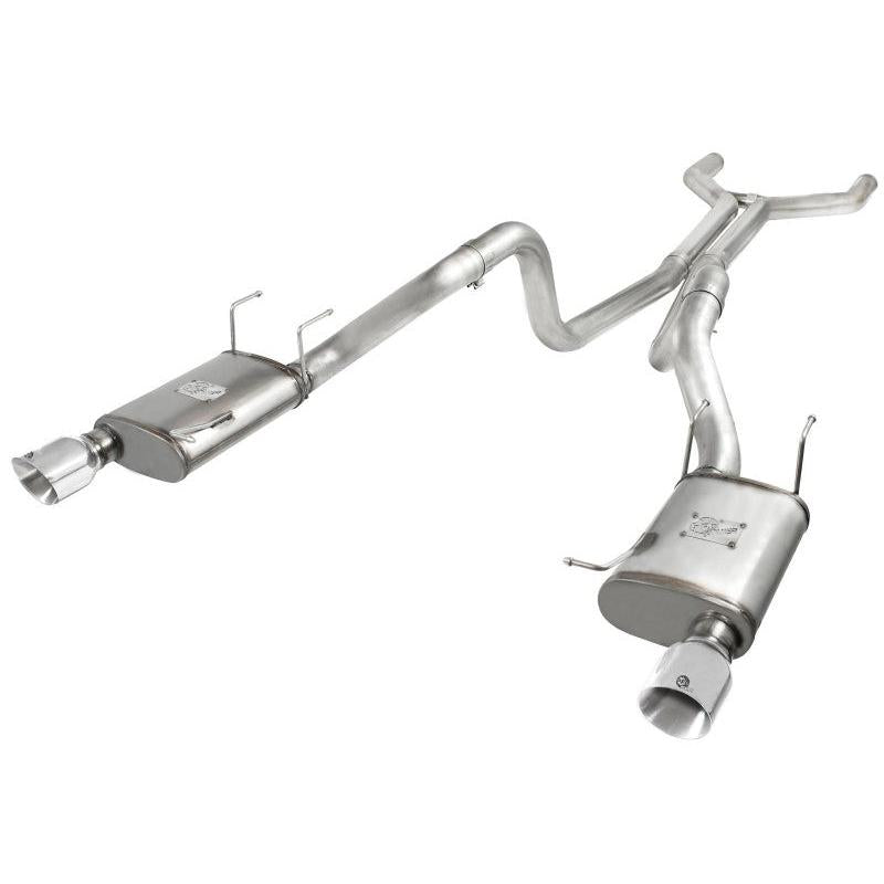 aFe MACHForce XP Cat-Back Exhaust 3in SS w/ Polished Tips 11-14 Ford Mustang GT V8 5.0L-SR1 Performance
