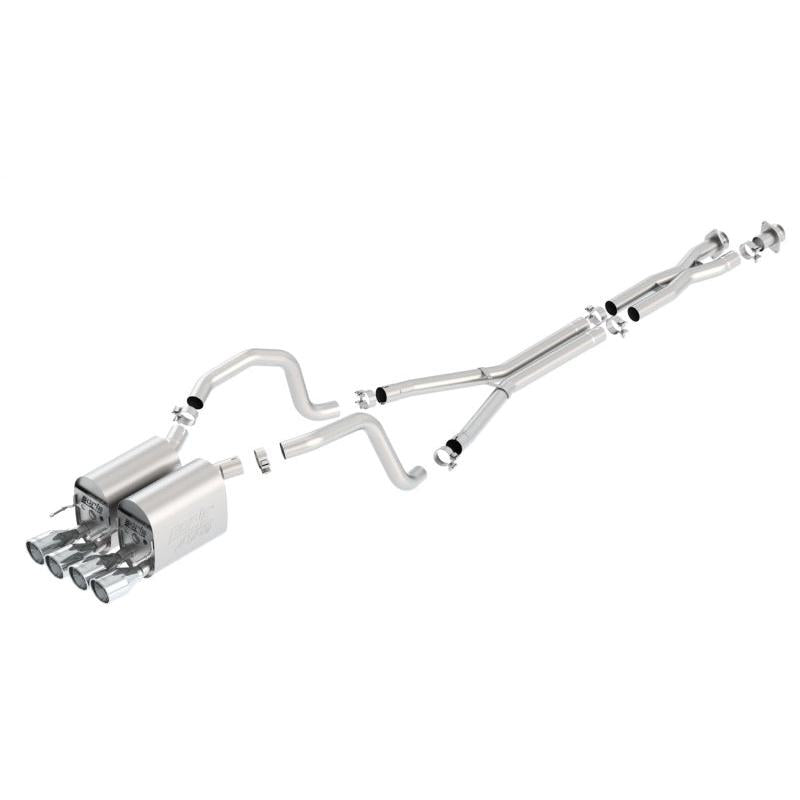 Borla 05-08 Chevrolet Corvette Coupe/Convertible 2dr 6.2L 8cyl AT/MT 6spd ATAK SS Catback Exhaust