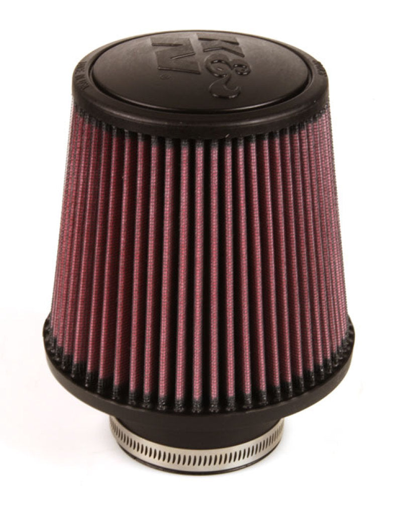 K&N Universal Rubber Filter - Round Tapered 6in Base OD x 3in Flange ID x 6in H-SR1 Performance