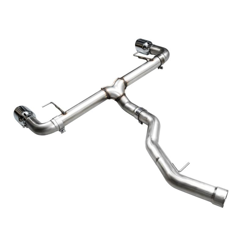 AWE 19-23 BMW 330i / 21-23 BMW 430i Base G2X Track Edition Axle Back Exhaust - Chrome Silver-SR1 Performance