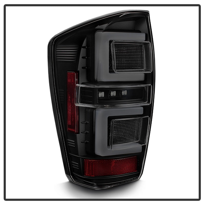 Spyder 16-17 Toyota Tacoma LED Tail Lights - Black Smoke (ALT-YD-TT16-LED-BSM)-SR1 Performance