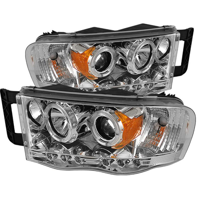 Spyder Dodge Ram 1500 02-05/Ram 2500 03-05 Projector Headlights LED Halo LED Chrm PRO-YD-DR02-HL-C-SR1 Performance