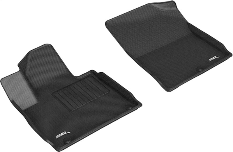3D MAXpider 2021 Kia Sorento Kagu 1st Row Floormats - Black-SR1 Performance