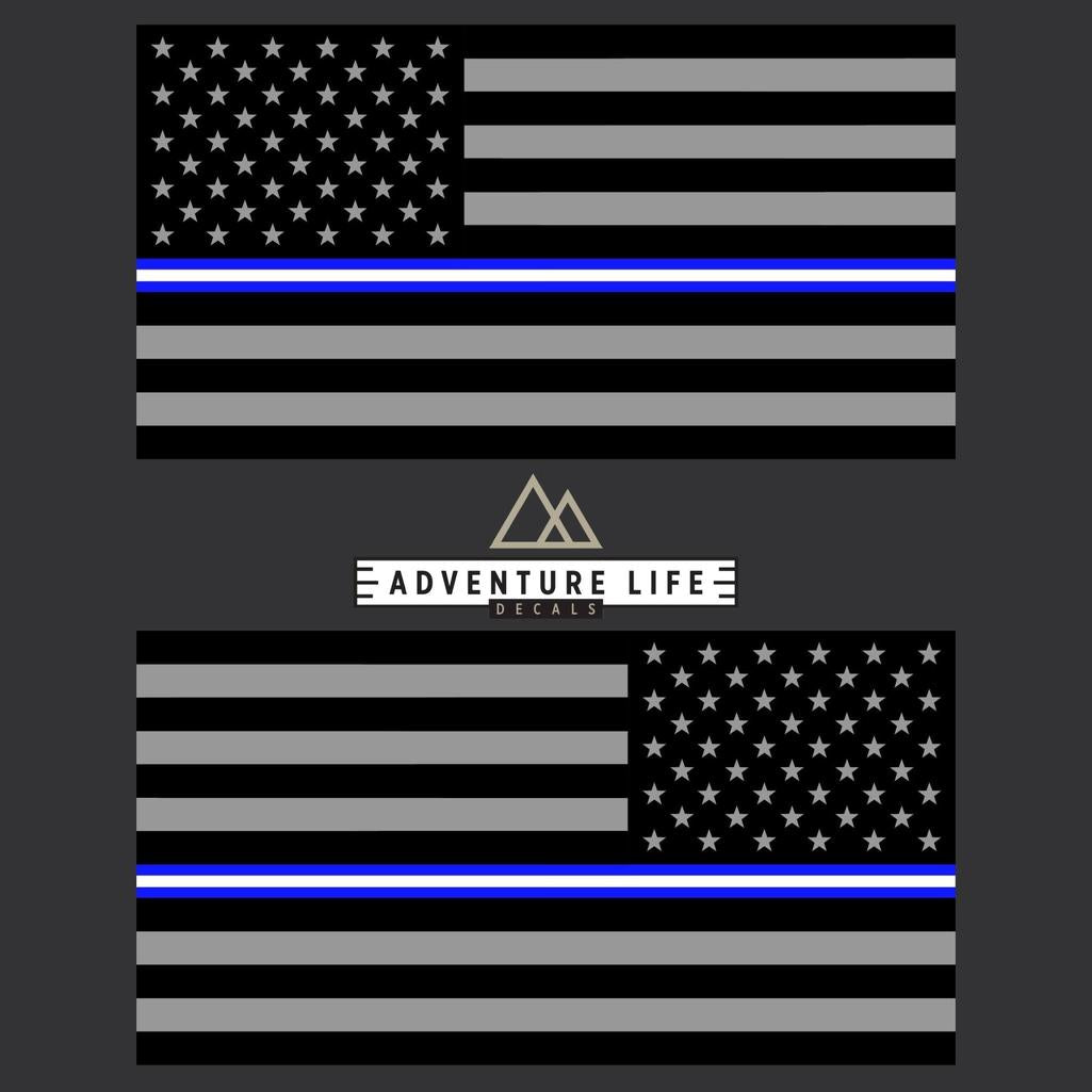 American Flag Sticker 6" x 3" | Set of 2
