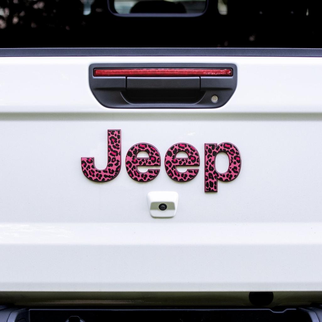 JEEP Gladiator Emblem Overlay Decal Set | Fits 2020+ Jeep Gladiator