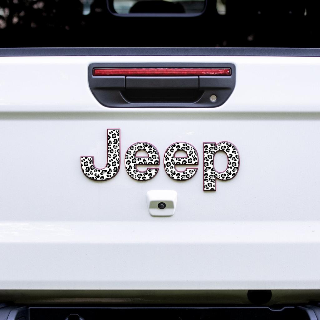 JEEP Gladiator Emblem Overlay Decal Set | Fits 2020+ Jeep Gladiator