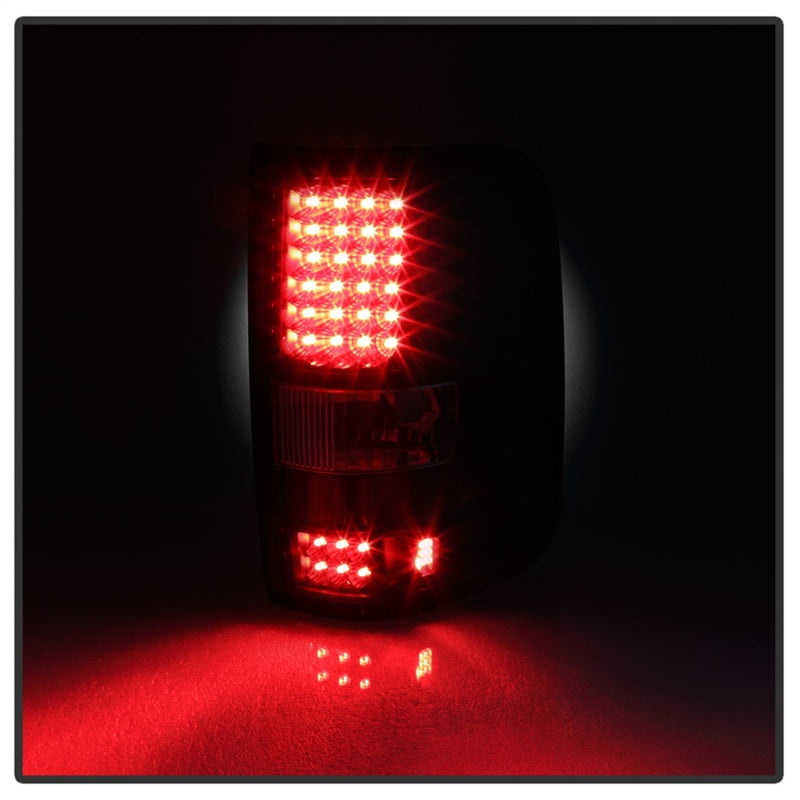 Xtune Ford F150 Styleside 04-08 (Not Fit Heritage & SVT) LED Tail Lights Black ALT-ON-FF15004-LED-BK-SR1 Performance