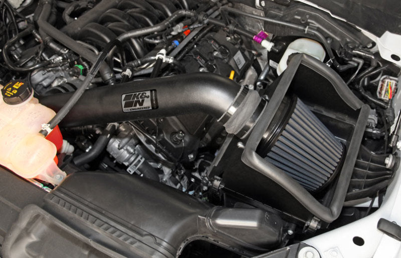 K&N 2015 Ford F150 5.0L V8 Blackhawk Performance Intake Kit-SR1 Performance