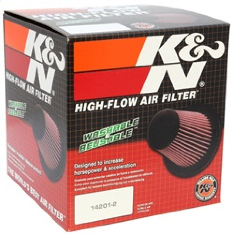 K&N Universal Air Filter - Round Straight 4in Flange ID x 7in OD x 6in Height-SR1 Performance
