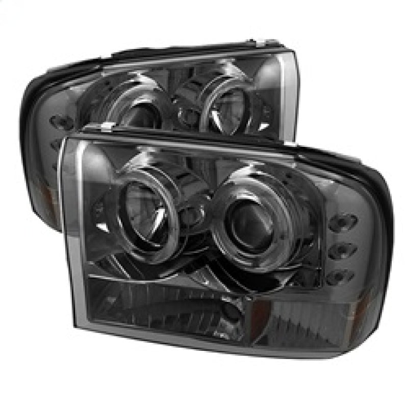 Spyder Ford F250 Super Duty 99-04 Projector Version 2 LED Halo LED Smke PRO-YD-FF25099-1P-G2-SM-SR1 Performance