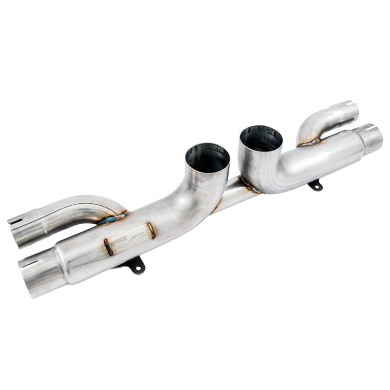 AWE Tuning Porsche 991 GT3 / RS Center Muffler Delete - Diamond Black Tips-SR1 Performance