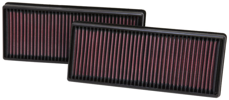 K&N Replacement Air Filter 12.563in O/S Length x 5.25in O/S Width x 1.625in H (Inc 2 Filters)-SR1 Performance