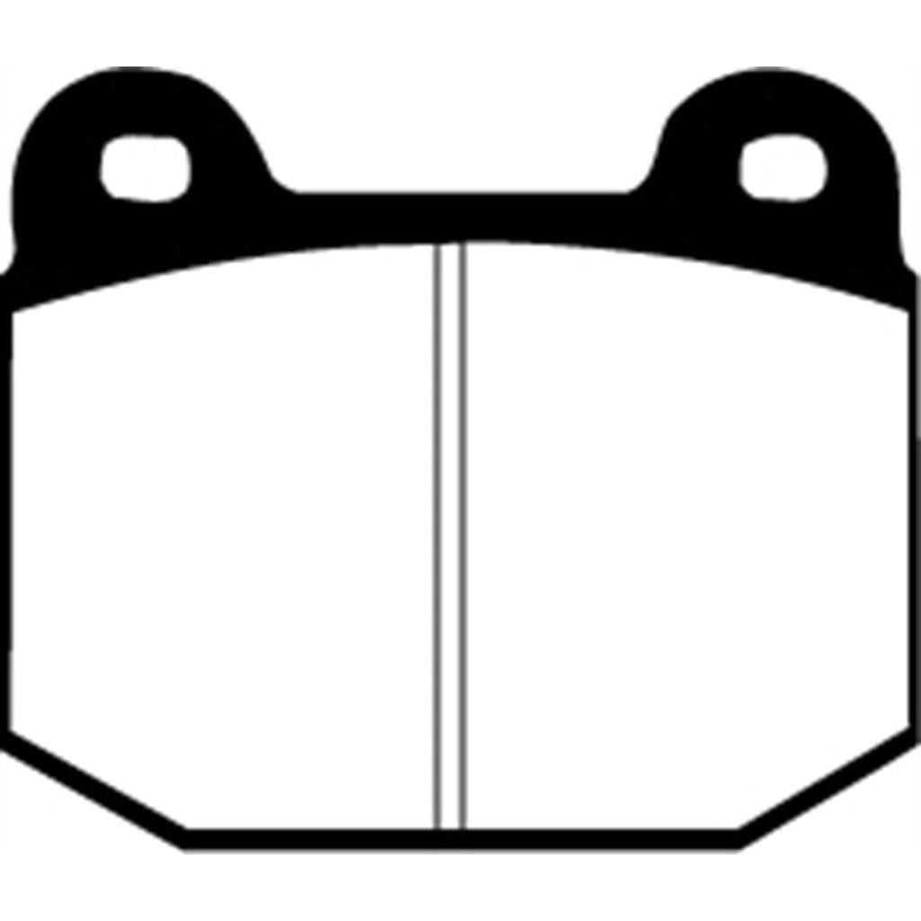 EBC Yellowstuff Rear Brake Pads for Mitsubishi Lancer Evolution 2002-2006 – High-Performance Street and Track Use
