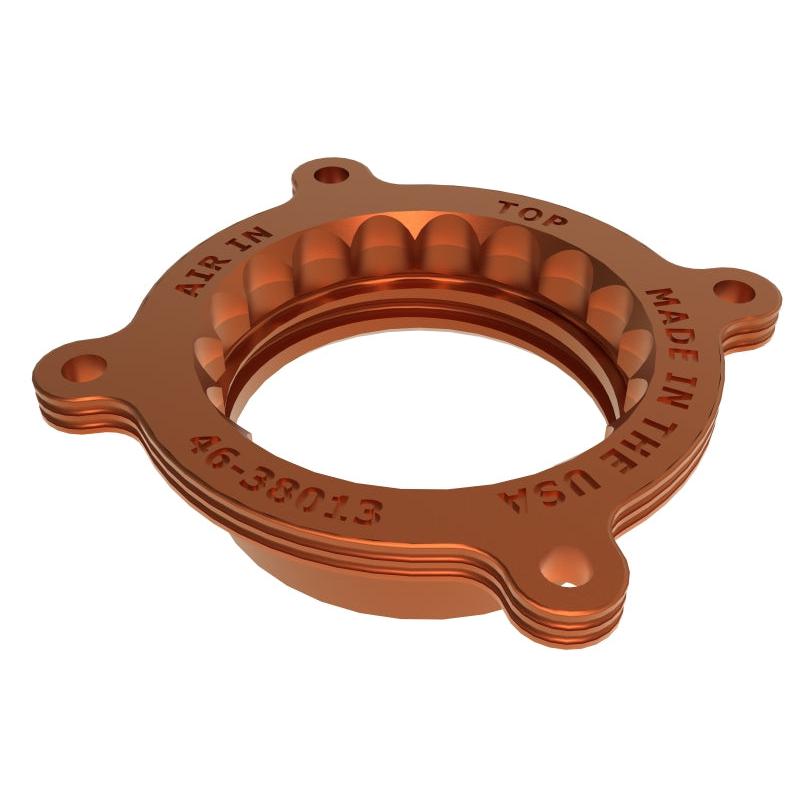 aFe Silver Bullet Throttle Body Spacers TBS 22-23 Toyota GR86 H4-2.4L - Orange-SR1 Performance