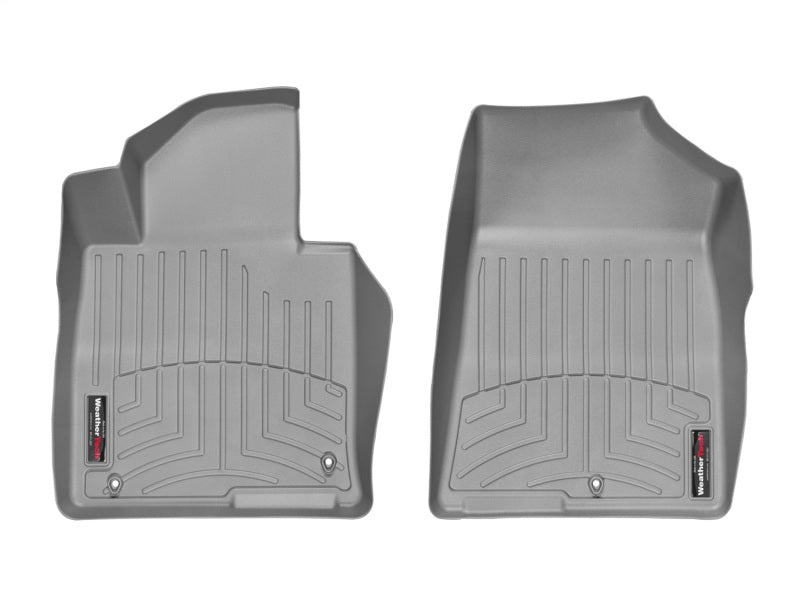 WeatherTech DigitalFit Front FloorLiner for Hyundai Sonata 2015-2016 – Gray, Part #466661