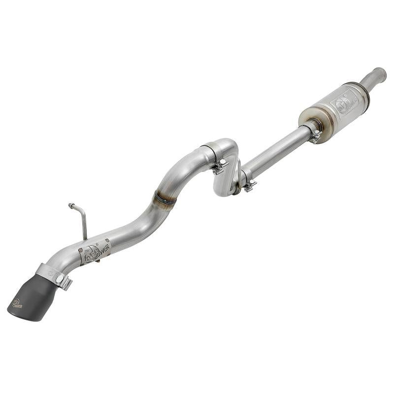 aFe MACH Force-Xp Axle-Back Hi-Tuck Exhaust System w/Black Tip 18-19 Jeep Wrangler (JL) V6 3.6L-SR1 Performance
