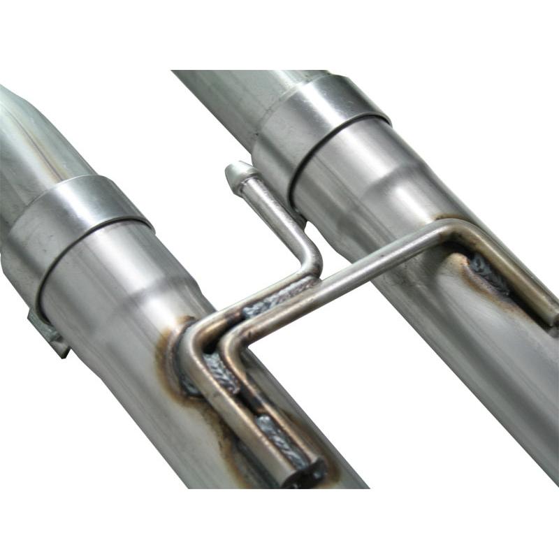 aFe MACHForce XP Exhaust Cat-Back 2.5/3in SS-409 w/ Polished Tip 04-12 Nissan Titan V8 5.6L