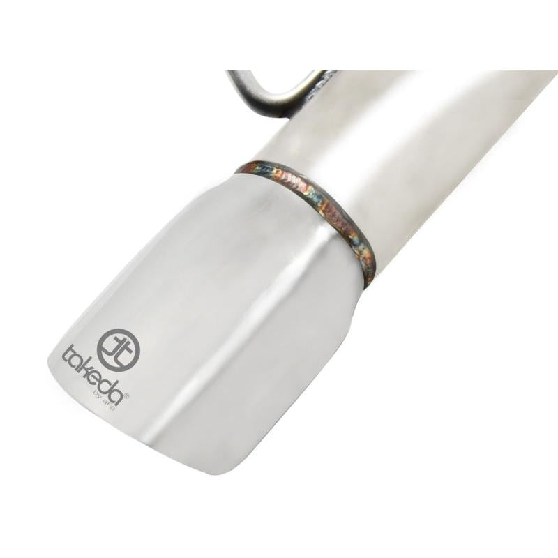aFe Takeda Exhaust Cat-Back 304 Stainless Steel 11-14 Nissan Juke L4 1.6L (t) Polished Tip-SR1 Performance