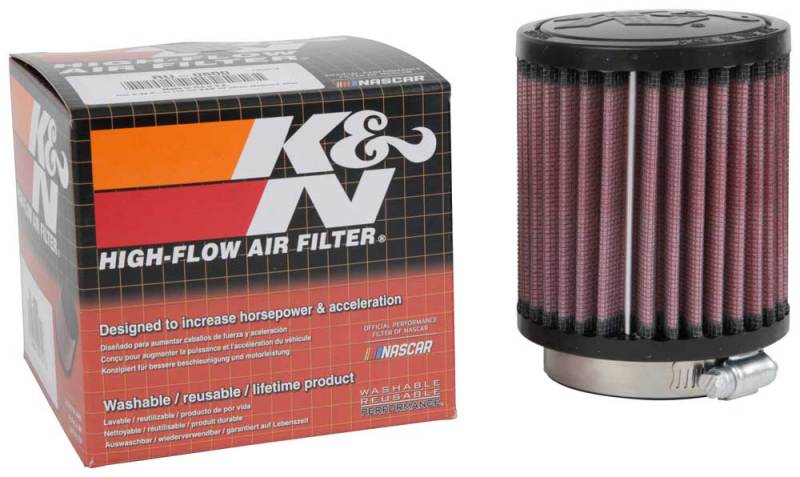K&N Universal Air Filter - 2-7/16in Flange x 3-1/2in OD x 4in Height-SR1 Performance