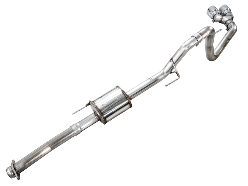 AWE Tuning 3015-32145 Ford F-150 14th Gen Regular Cab Cat-Back Exhaust with 4.5-Inch Dual Chrome Tips