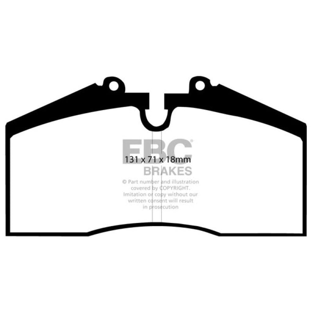 EBC Yellowstuff Rear Brake Pads for Porsche 911 (993) and 928 – High-Performance Street and Track Use