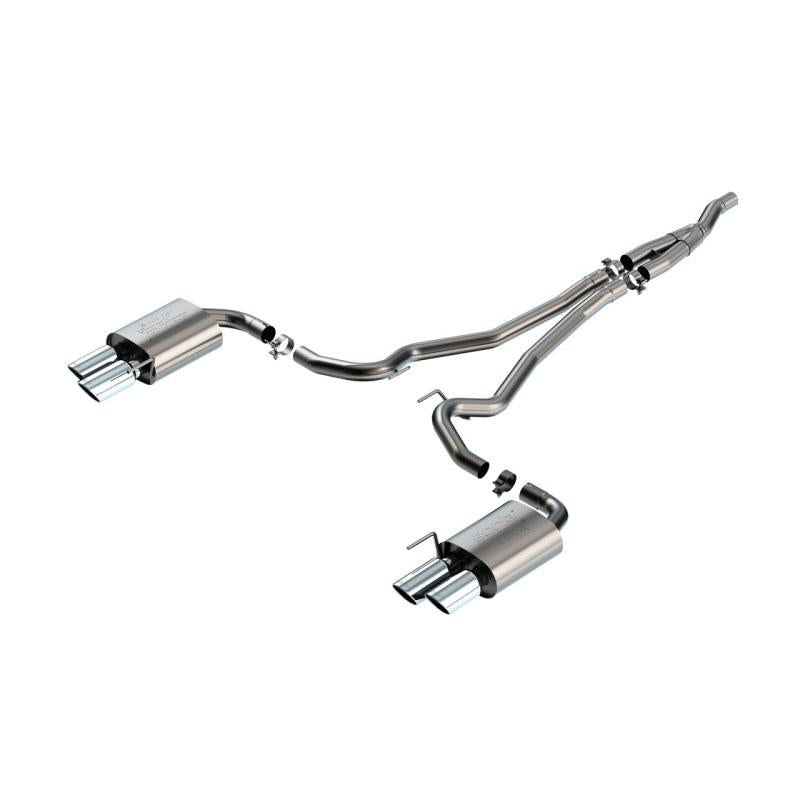 Borla 2024 Ford Mustang Ecoboost 2.3L Cat-Back Exhaust System ATAK w/ Quad Tip - Non-Active