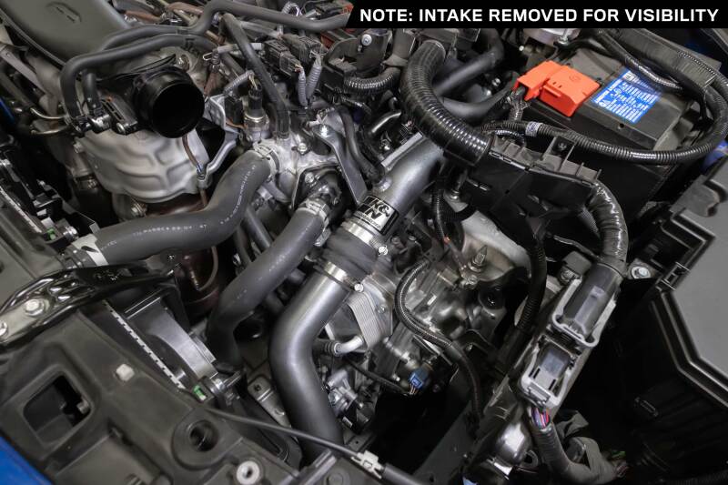 K&N 22-24 Honda Civic 1.5L L4 Aluminum Charge Pipe Kit - Gunmetal Gray-SR1 Performance