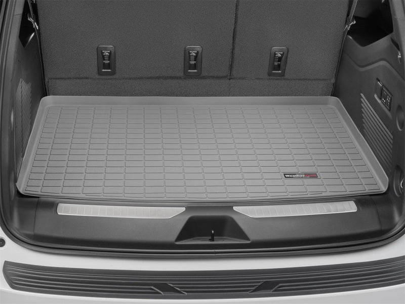 WeatherTech 2021+ Chevrolet Suburban Cargo Liners - Grey for Full Vehicle Protection