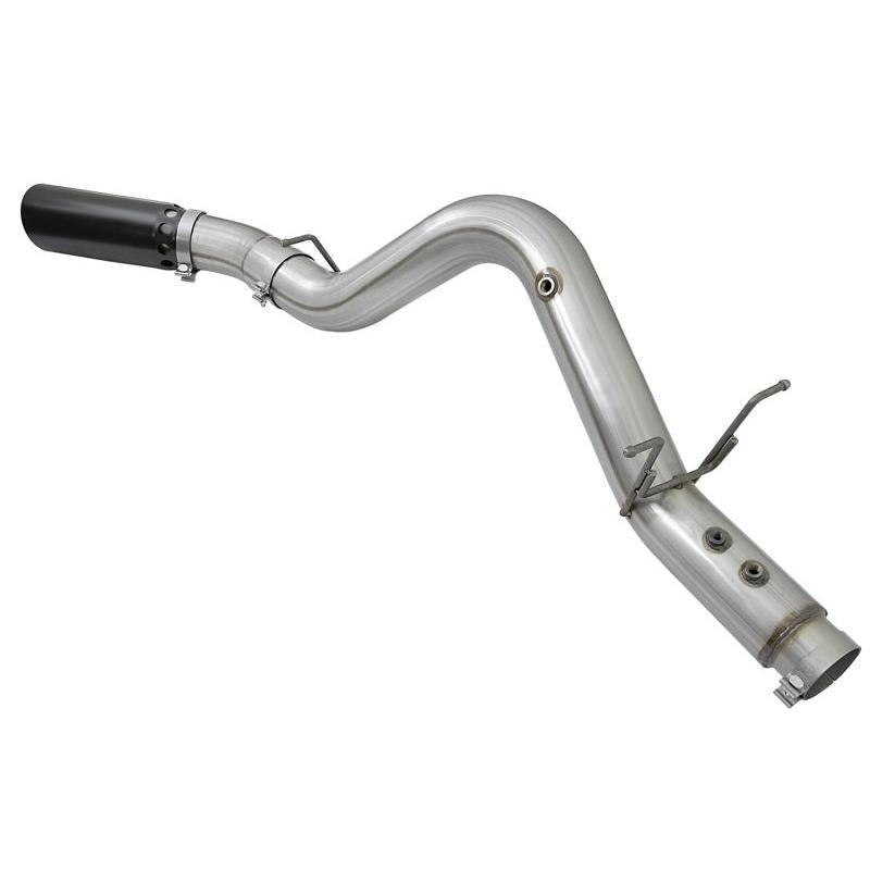 aFe ATLAS 5in DPF-Back Aluminized Steel Exhaust System GM Diesel Trucks 2017 V8 6.6L (td) L5P