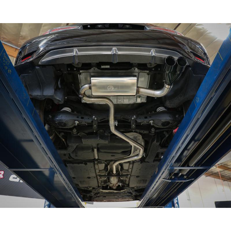 aFe POWER Takeda 2in to 2-1 304 SS Cat-Back Exhaust w/ Black Tips 11-17 Lexus CT200h 1.8L-SR1 Performance