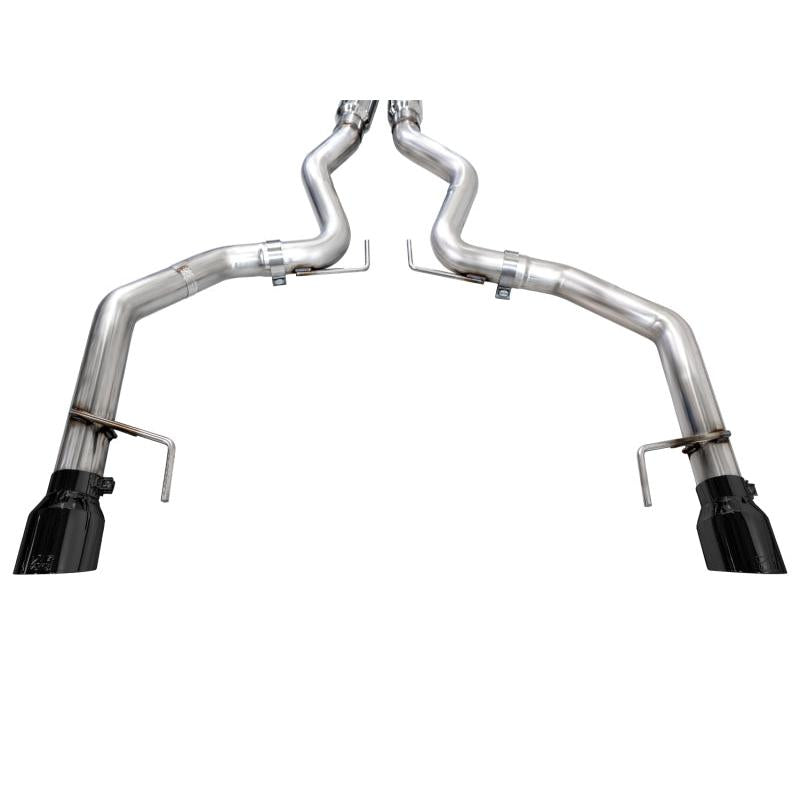 AWE 2024 Ford Mustang GT Fastback S650 RWD Track Edition Catback Exhaust w/ Dual Diamond Black Tips