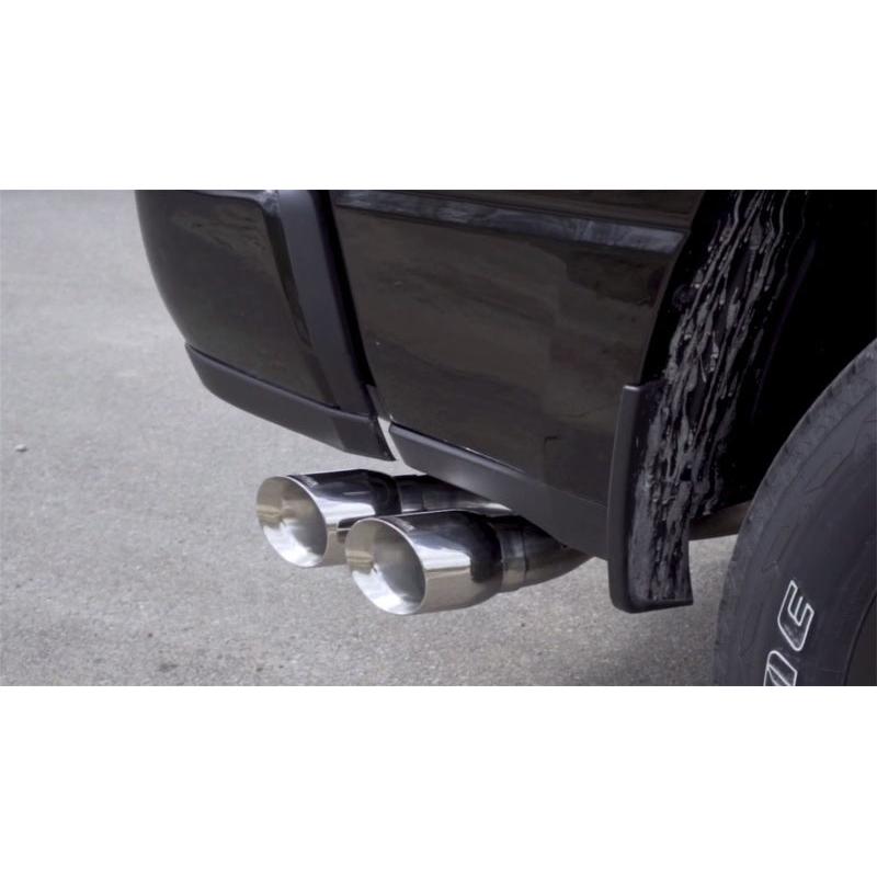Corsa 19-24 Ram 1500 5.7L Crew Cab w/57in or 76in Bed Cat-Back Single Side Exit 4in PolishedDual Tip-SR1 Performance