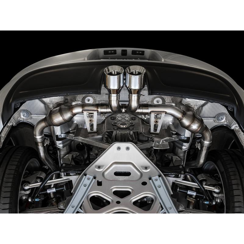 AWE Tuning Porsche 718 Boxster / Cayman Touring Edition Exhaust - Chrome Silver Tips