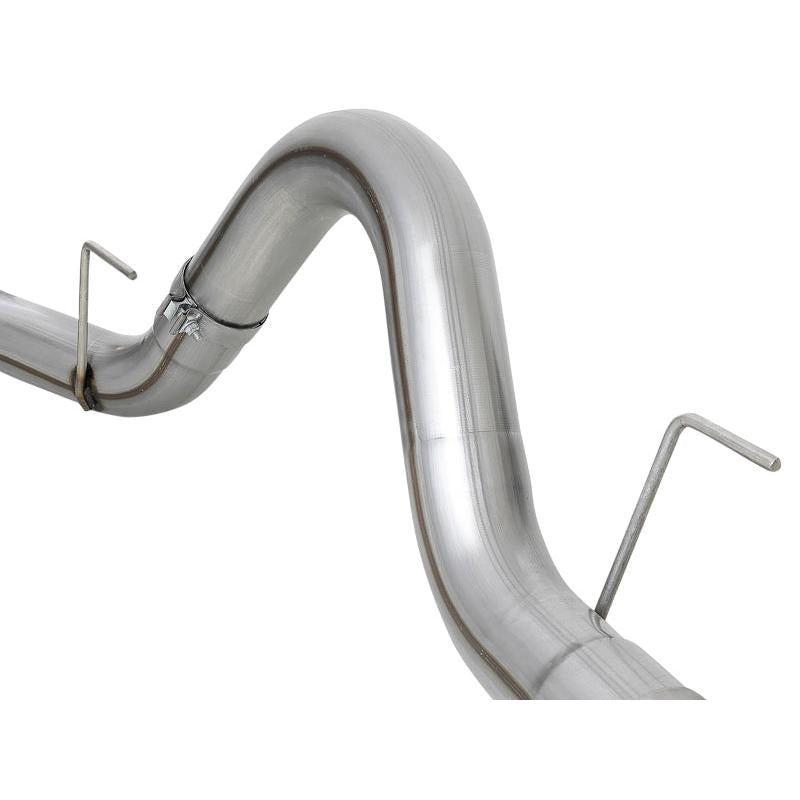 aFe Large Bore-HD 4in 409 SS DPF-Back Exh 18-19 Ford F-150 V6-3.0L (td) w/ Polished Tip-SR1 Performance