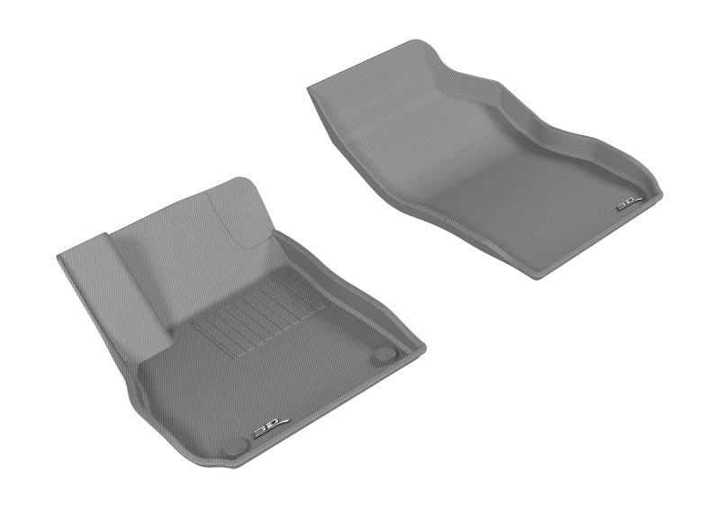 3D MAXpider 2017-2019 Buick Lacrosse Kagu 1st Row Floormat - Gray-SR1 Performance