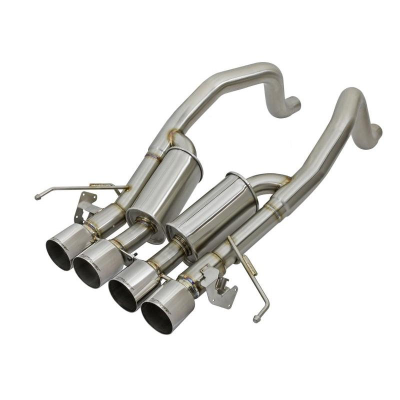 aFe MACHForce XP 3in-2 1/2in Axle Back 304SS Exhaust w/ Polished Tips 15-17 Chevy Corvette Z06