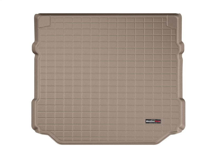 WeatherTech 2019+ BMW X5 Tan Cargo Liner Part 411279 – Complete Trunk Protection with Raised Lip and Textured Finish