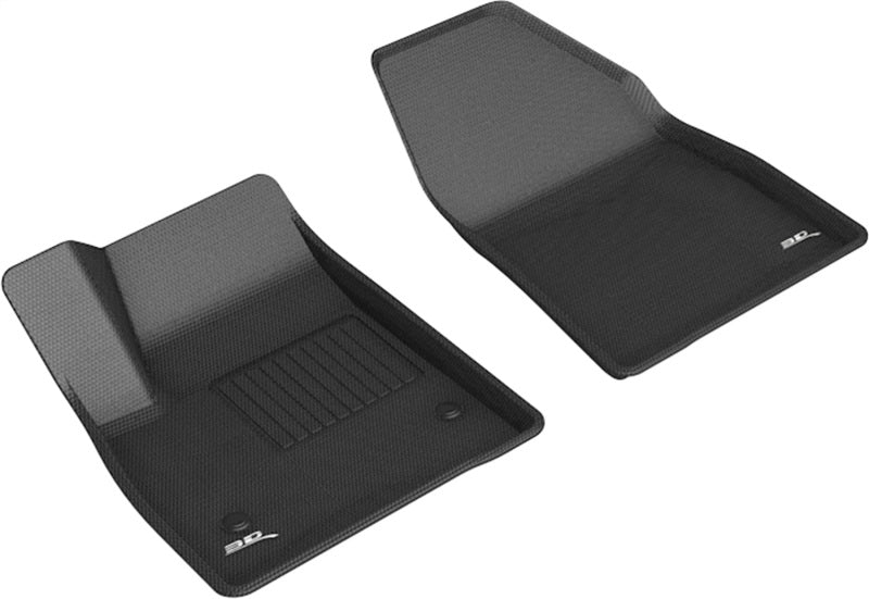3D MAXpider 20-21 Cadillac XT6 Kagu 1st Row Floormats - Black-SR1 Performance